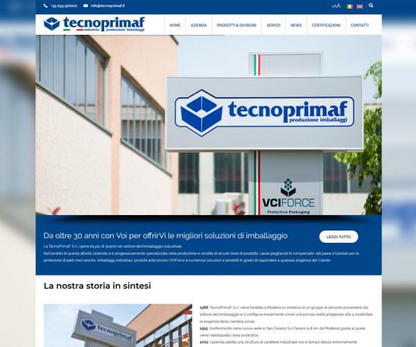 Tecnoprimaf website